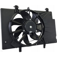 D2P Engine Cooling Radiator Fan Compatible With 12-24 Ford B-max 1.4, 15-17 Fiesta Saloon 1.6, 08-17 Fiesta 6 | 1557572