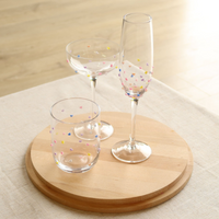 Multicoloured Love Heart Glasses