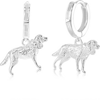 Cocker Spaniel Silver Earrings