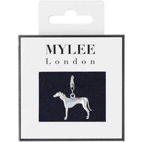 Greyhound Silver Plated Charm