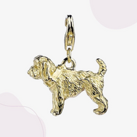 Cockapoo Gold Charm