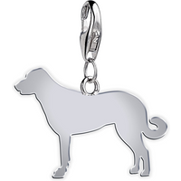 Anatolian Shepherd Dog Silhouette Silver Charm