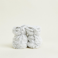 Warmies Microwavable Boots Marshmallow Grey