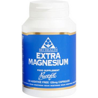 Bio-Health Extra Magnesium Food Supplement 120 Capsules