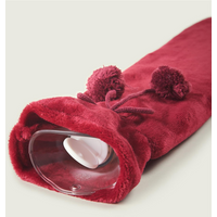Warmies Extra Long Hot Water Bottle Cranberry