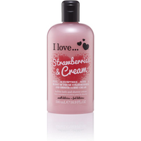 I Love Strawberries & Cream Bath & Shower Creme 500ml