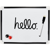 Generise Mini A4 (30cm x 22cm) Whiteboard with Marker Pen and 2 Magnets
