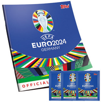 Euro 2024 STARTER PACK- Album with 24 stickers included