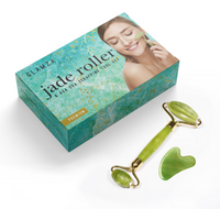 Jade Roller and Gua Sha Scrapping Tool Set