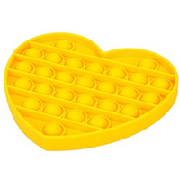 Generise Fidget Pop It - Heart- Yellow