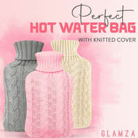 Generise 2 Litre Hot Water Bottle with Knitted Cover