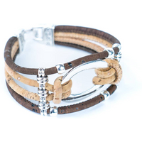 Handcrafted Cork Dazzle Bracelet