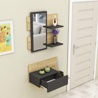 Console Table Dresuar with Drawer and Mirror Alloro