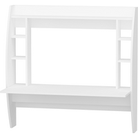 Computer Desk with Shelves Renaye Wall Mounted Desk