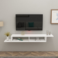 Floating TV Stand with Shelves Eldon