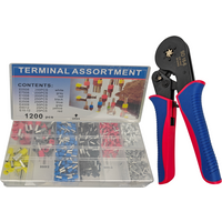 16-6 Ferrule Crimper Tool with 1200pcs Insulated Ferrules Set