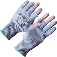Galaxy G-Touch GT5-1723 Cut Resistant Three Digit Fingerless Glove – High Cut Resistance PU Coated for Wet and Oily Conditions
