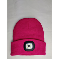 Kids Winter Hat with LED Light – Warm Knit Beanie with Rechargeable LED Lamp for Outdoor Activities