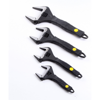 Sharp-tec Adjustable Wrench, Chrome Vanadium Steel, Anti-Rust, Ergonomic Handle, 6-12 Inch, Wide Jaw Capacity, Precision Scale