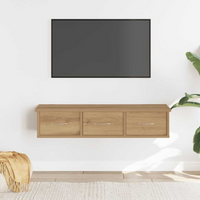 vidaXL Wall Cabinet Artisian Oak 88x26x18.5 cm Engineered Wood
