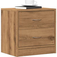 vidaXL Bedside Cabinet Artisian Oak 40x30x40 cm Engineered Wood