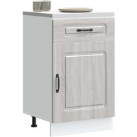 vidaXL Kitchen Base Cabinet Kalmar Grey Sonoma Engineered Wood