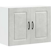 vidaXL Kitchen Wall Cabinet Kalmar Concrete Grey Engineered Wood