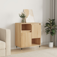 vidaXL Sideboard Sonoma Oak 60x35x70 cm Engineered Wood