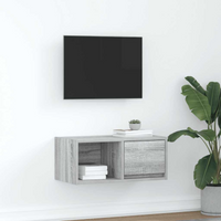 vidaXL TV Cabinet Grey Sonoma 60x31x25.5 cm Engineered Wood