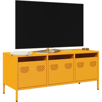 vidaXL TV Cabinet Mustard Yellow 101.5x39x43.5 cm Cold-rolled Steel