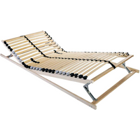 vidaXL Slatted Bed Base Brown 80 x 190 cm Solid beech wood