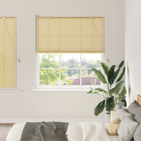 vidaXL Window Blinds & Shades Other Manual Natural Bamboo