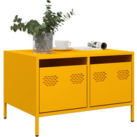 vidaXL TV Cabinet Mustard Yellow 68x50x43.5 cm Cold-rolled Steel