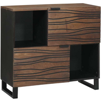 vidaXL Sideboard Brown 80 x 33 x 75 cm Solid mango wood
