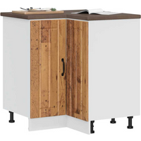 vidaXL Kitchen Corner Base Cabinet Lucca Old Wood Engineered Wood