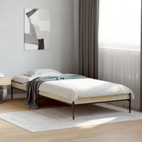vidaXL Bed Frame without Mattress Sonoma Oak 90x200 cm
