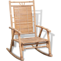 vidaXL Rocking Chair Bamboo