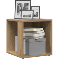 vidaXL Side Table Artisan Oak 33x33x34 cm Engineered Wood