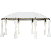vidaXL Gazebo Cream White 530x350x265 cm