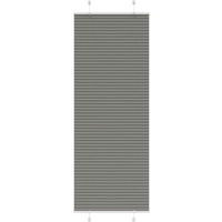 vidaXL Pleated Blind Anthracite 80x200 cm Fabric Width 79.4 cm Polyester