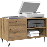 vidaXL Record Cabinet Artisan Oak 84.5x38x48 cm Engineered Wood