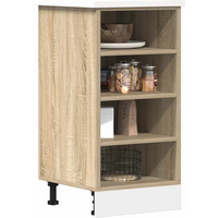 vidaXL Bottom Cabinet Riga Sonoma Oak 40x44.5x81.5 cm Engineered Wood