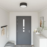 vidaXL Ceiling Lamp Black 30 x 13.5 cm Fabric