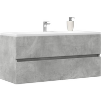 vidaXL Sink Cabinet Concrete Grey 100x38.5x45 cm Engineered Wood