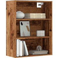 vidaXL Hanging Wall Cabinet Old Wood 69.5x32.5x90 cm
