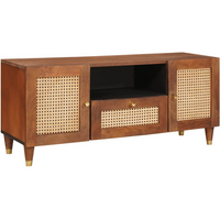 vidaXL Media Storage Cabinets & Racks Brown 105 x 33.5 x 46 cm