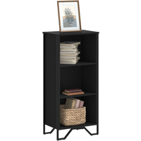 vidaXL Bookcase Black 50x31x106 cm Engineered Wood