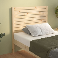 vidaXL Bed Headboard 106x4x100 cm Solid Wood Pine