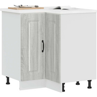 vidaXL Kitchen Corner Base Cabinet Kalmar Grey Sonoma Engineered Wood