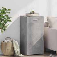 vidaXL Sideboard Concrete Grey 45x42.5x93 cm Engineered Wood